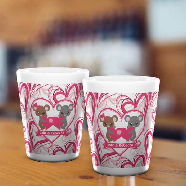 Valentine's Day Shot Glass - White - LIFESTYLE