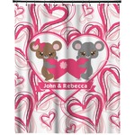Valentine's Day Extra Long Shower Curtain - 70"x84" (Personalized)