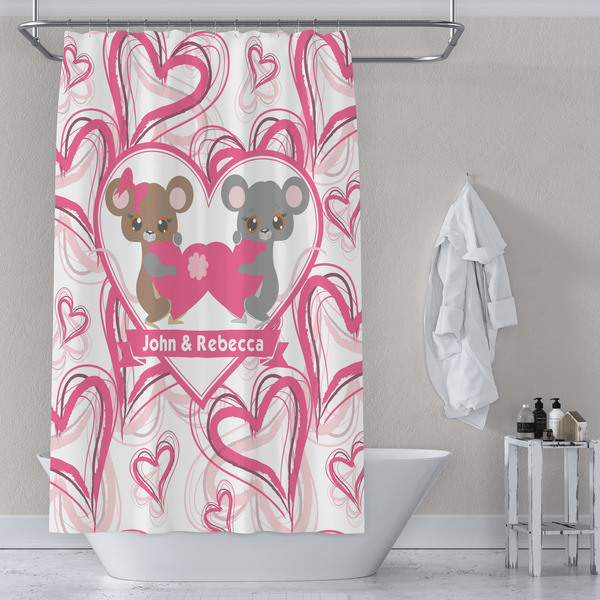 Valentine's Day Shower Curtain Lifestyle