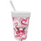 Valentine's Day Sippy Cup with Straw (Personalized)