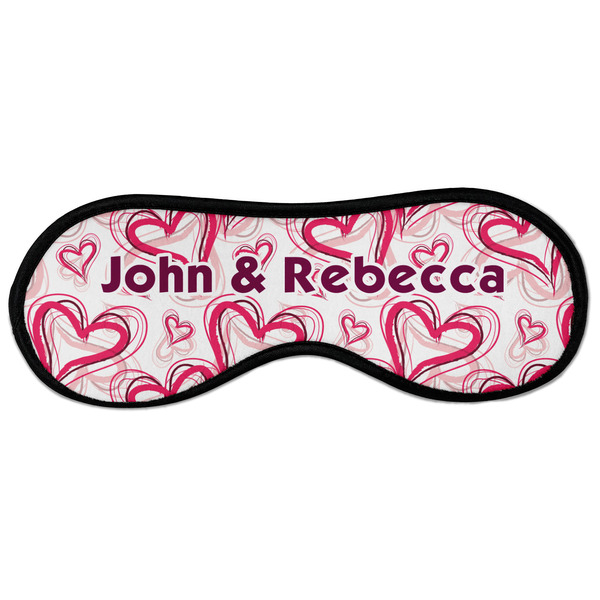 Valentine's Day Sleeping Eye Mask - Front Large