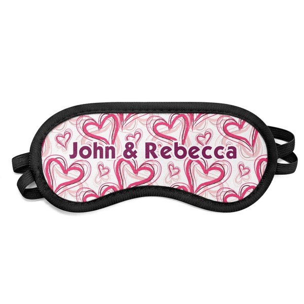Custom Valentine's Day Sleeping Eye Mask - Small (Personalized)