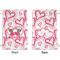 Valentine's Day Small Laundry Bag - Front & Back View