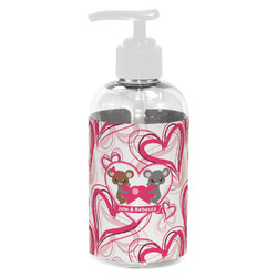 Valentine's Day Plastic Soap / Lotion Dispenser (8 oz - Small - White) (Personalized)