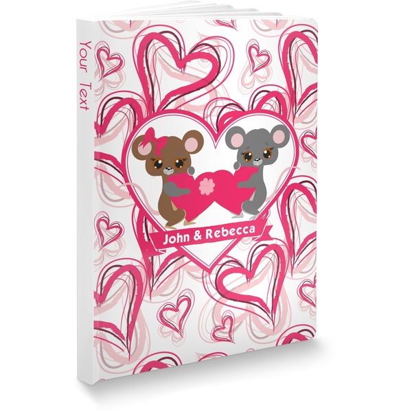 Custom Valentine's Day Softbound Notebook - 5.75" x 8" (Personalized)