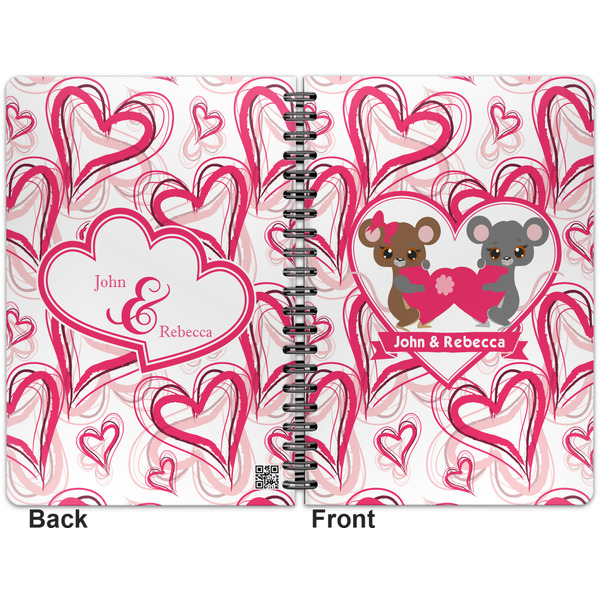 Valentine's Day Spiral Journal 7 x 10 - Apvl