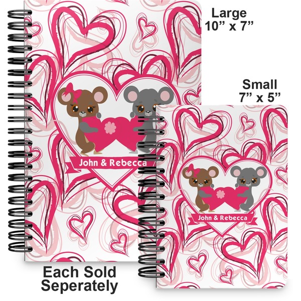 Valentine's Day Spiral Journal - Comparison