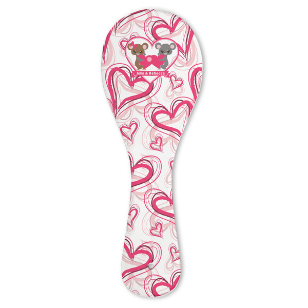 Custom Valentine's Day Ceramic Spoon Rest (Personalized)