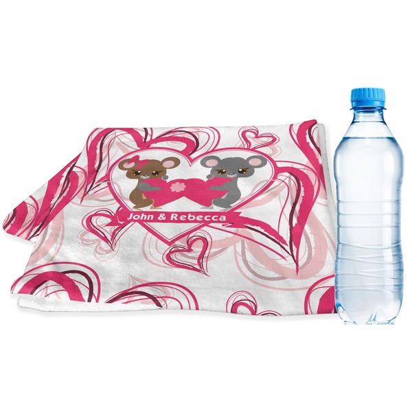 Custom Valentine's Day Sports & Fitness Towel (Personalized)