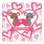 Valentine's Day Square Decal - XLarge (Personalized)