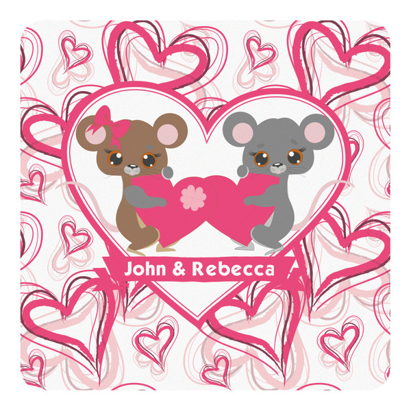 Custom Valentine's Day Square Decal - XLarge (Personalized)
