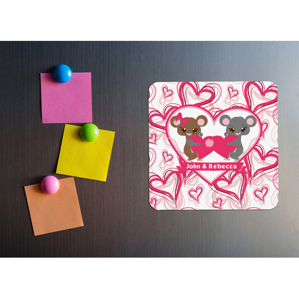 Valentine's Day Square Fridge Magnet - LIFESTYLE