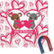Valentine's Day Square Fridge Magnet (Personalized)