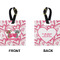 Valentine's Day Square Luggage Tag (Front + Back)