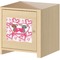 Valentine's Day Square Wall Decal on Wooden Cabinet