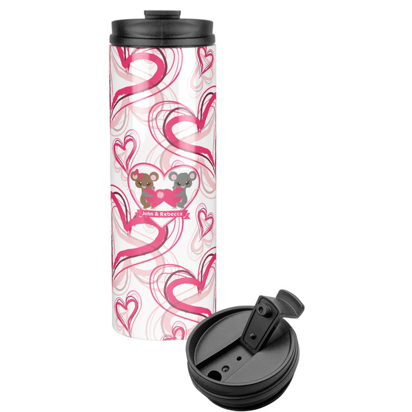 Custom Valentine's Day Stainless Steel Skinny Tumbler (Personalized)