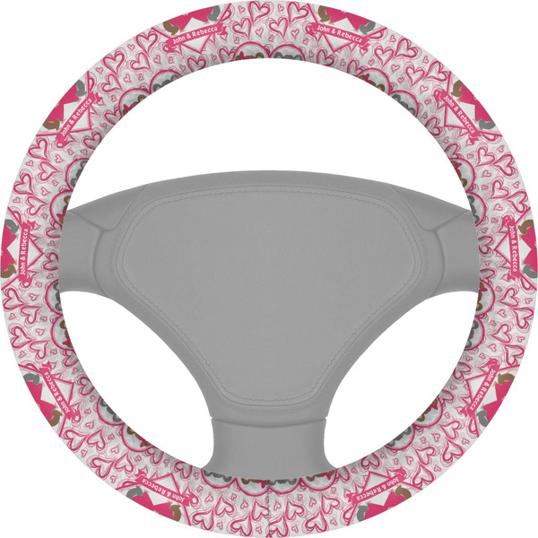 Custom Valentine's Day Steering Wheel Cover (Personalized)