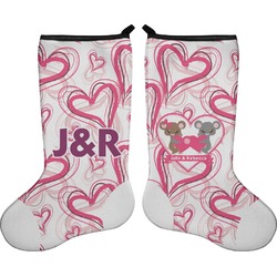 Valentine's Day Holiday Stocking - Double-Sided - Neoprene (Personalized)
