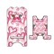 Valentine's Day Stylized Phone Stand - Front & Back - Large