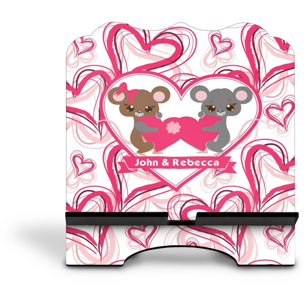 Valentine's Day Stylized Tablet Stand - Front without iPad