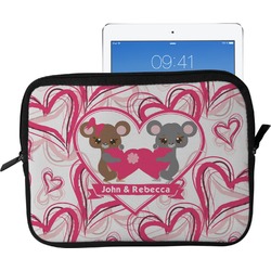 Valentine's Day Tablet Case / Sleeve - Large (Personalized)