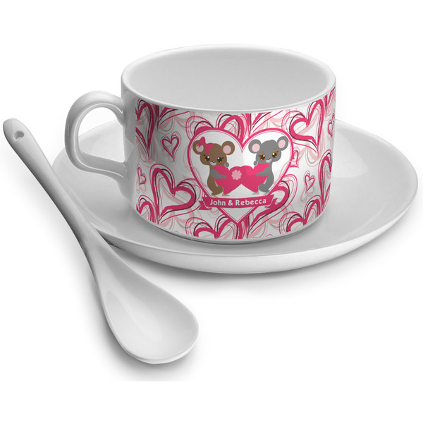 Custom Valentine's Day Tea Cup - Single (Personalized)