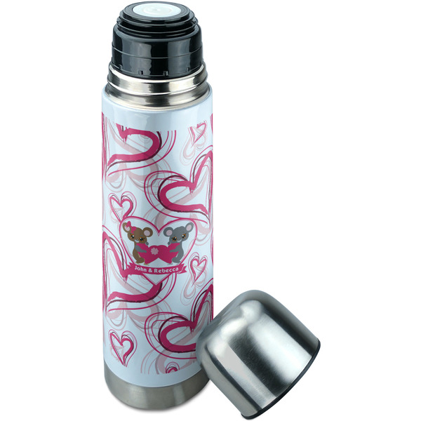 Valentine's Day Thermos - Lid Off