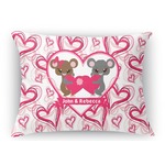 Valentine's Day Rectangular Throw Pillow Case - 12"x18" (Personalized)