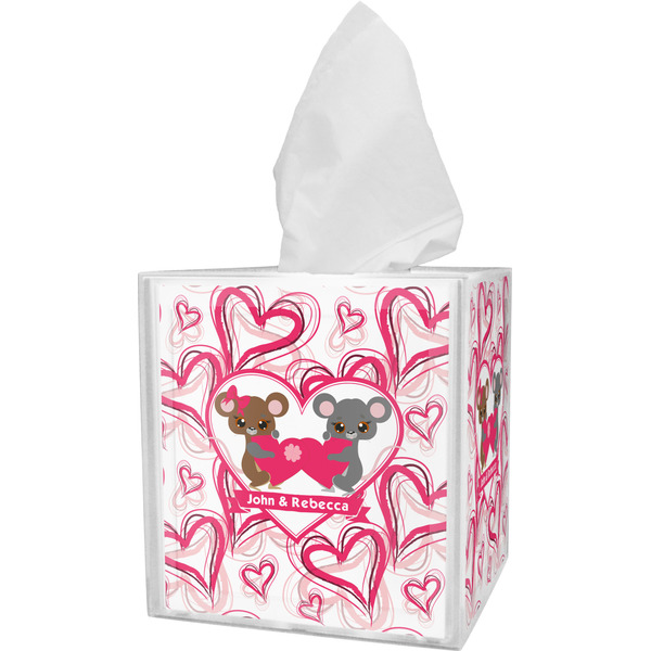 Custom Valentine's Day Tissue Box Cover (Personalized)