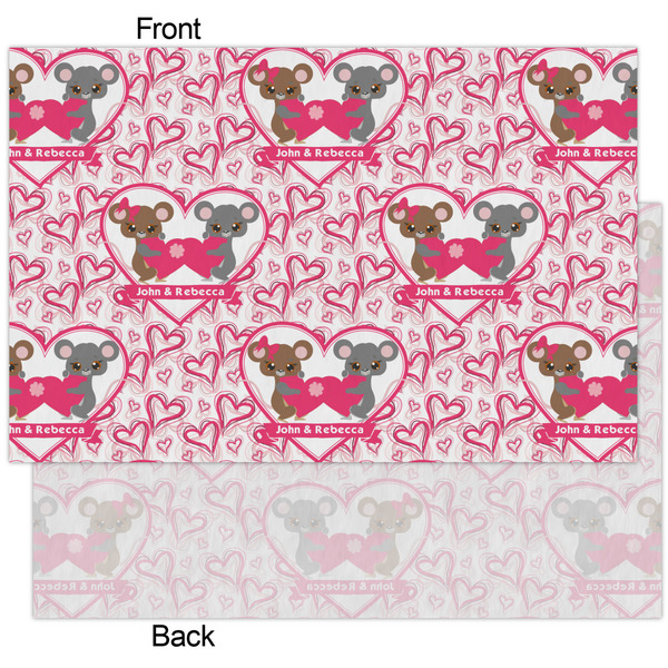 Valentine's Day Tissue Paper - Heavyweight - XL - Front & Back