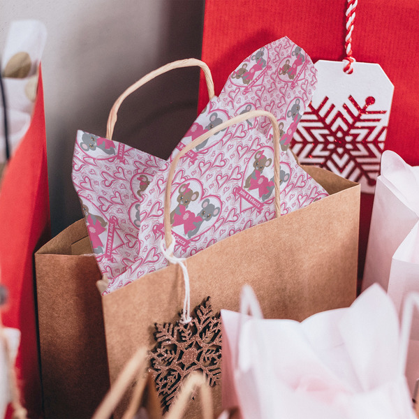 Valentine's Day Tissue Paper - In Gift Bag