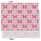 Valentine's Day Tissue Paper - Lightweight - Large - Front & Back