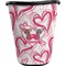 Valentine's Day Waste Basket - Single Sided (Black) (Personalized)