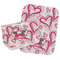 Valentine's Day Burp Cloths - Fleece - Set of 2 w/ Couple's Names