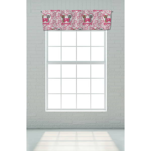 Valentine's Day Valance - On window