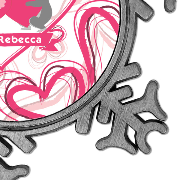 Valentine's Day Vintage Snowflake - Detail