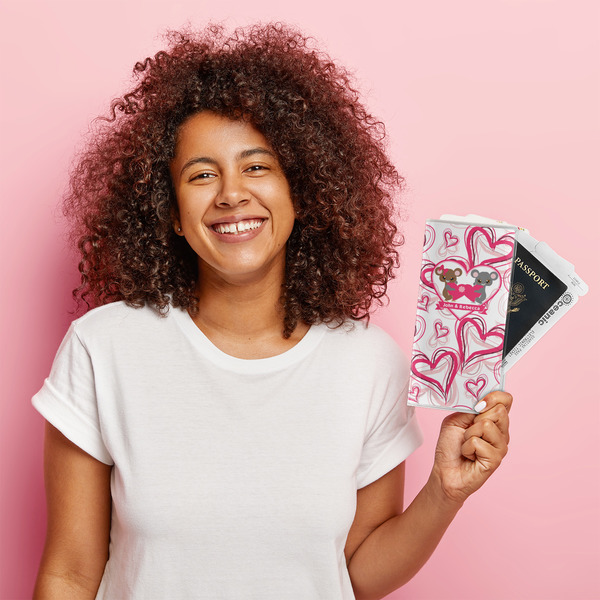 Valentine's Day Vinyl Document Holder - LIFESTYLE