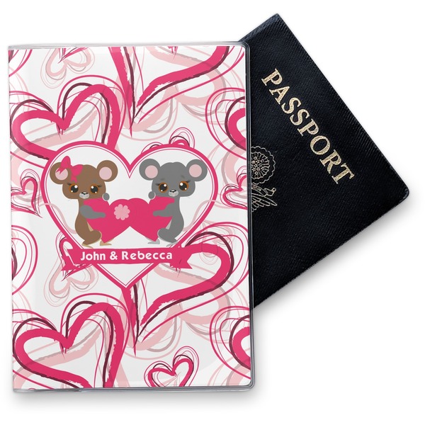 Custom Valentine's Day Vinyl Passport Holder (Personalized)