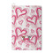 Valentine's Day Waffle Weave Golf Towel - Front/Main