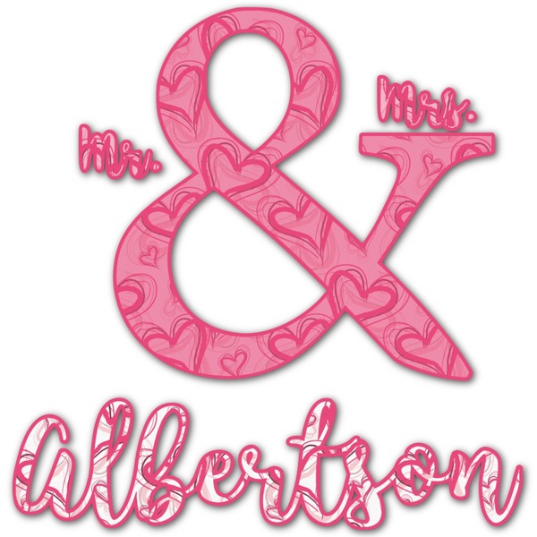 Custom Valentine's Day Graphic Decal - Large (Personalized)