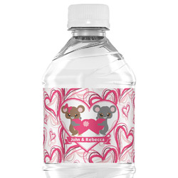Valentine's Day Water Bottle Labels - Custom Sized (Personalized)