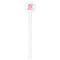 Valentine's Day White Plastic 7" Stir Stick - Round - Single Stick