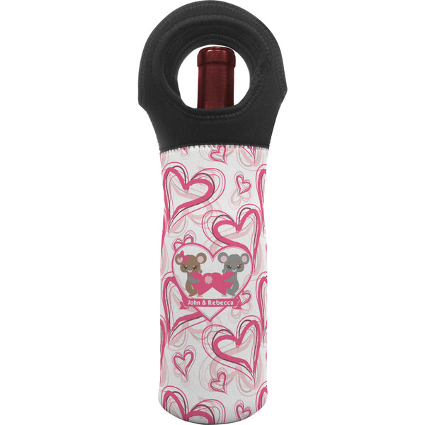 Custom Valentine's Day Wine Tote Bag (Personalized)