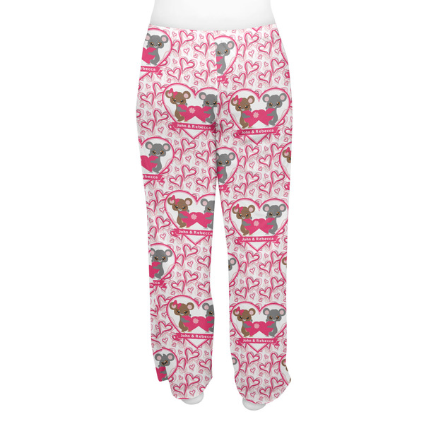 Valentine's Day Women's Pj on model - Back