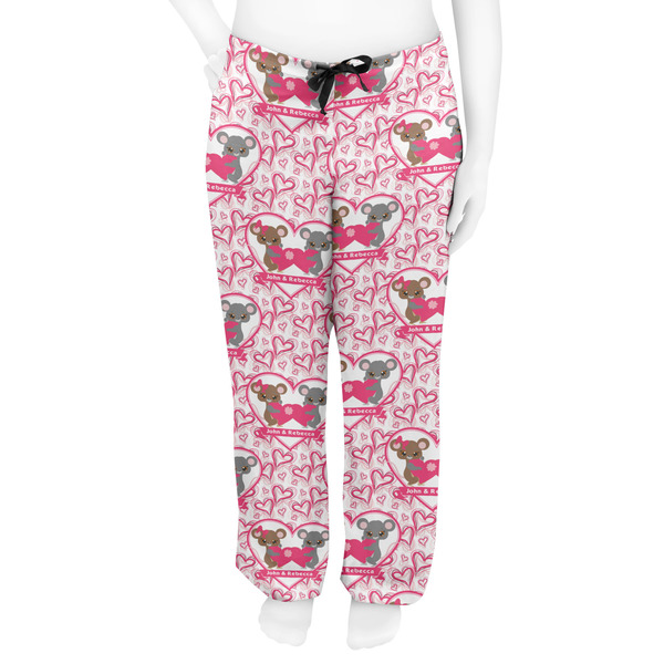 Valentine's Day Women's Pj on model - Front