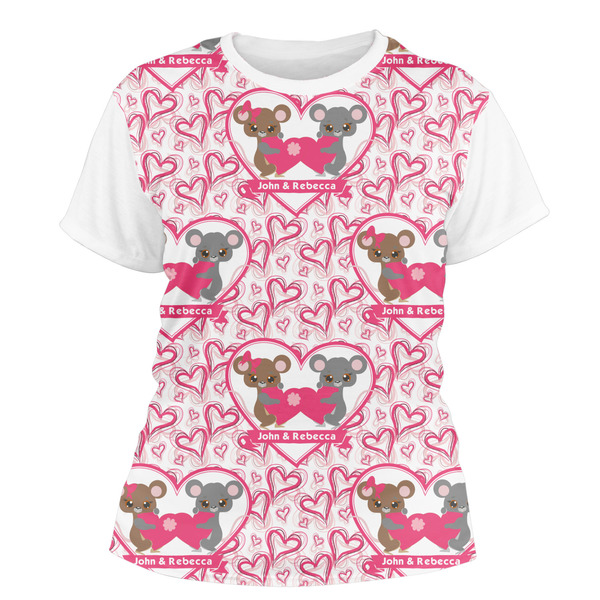 Custom Valentine's Day Women's Crew T-Shirt - X Small (Personalized)