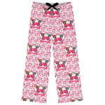 Valentine's Day Womens Pajama Pants - S (Personalized)