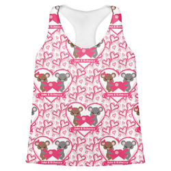 Valentine's Day Womens Racerback Tank Top (Personalized)