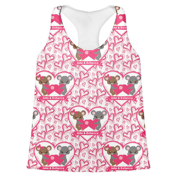 Custom Valentine's Day Womens Racerback Tank Top - X Small (Personalized)