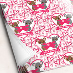 Valentine's Day Wrapping Paper Sheets - Single-Sided - 20" x 28" (Personalized)